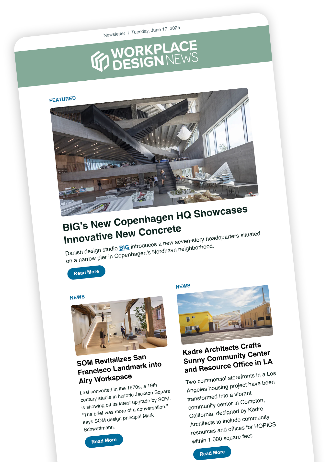 Workplace Design Newsletter